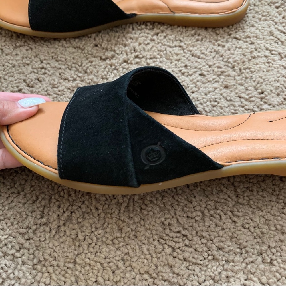 Born Gudena Black Slide Sandal - Picture 9 of 14